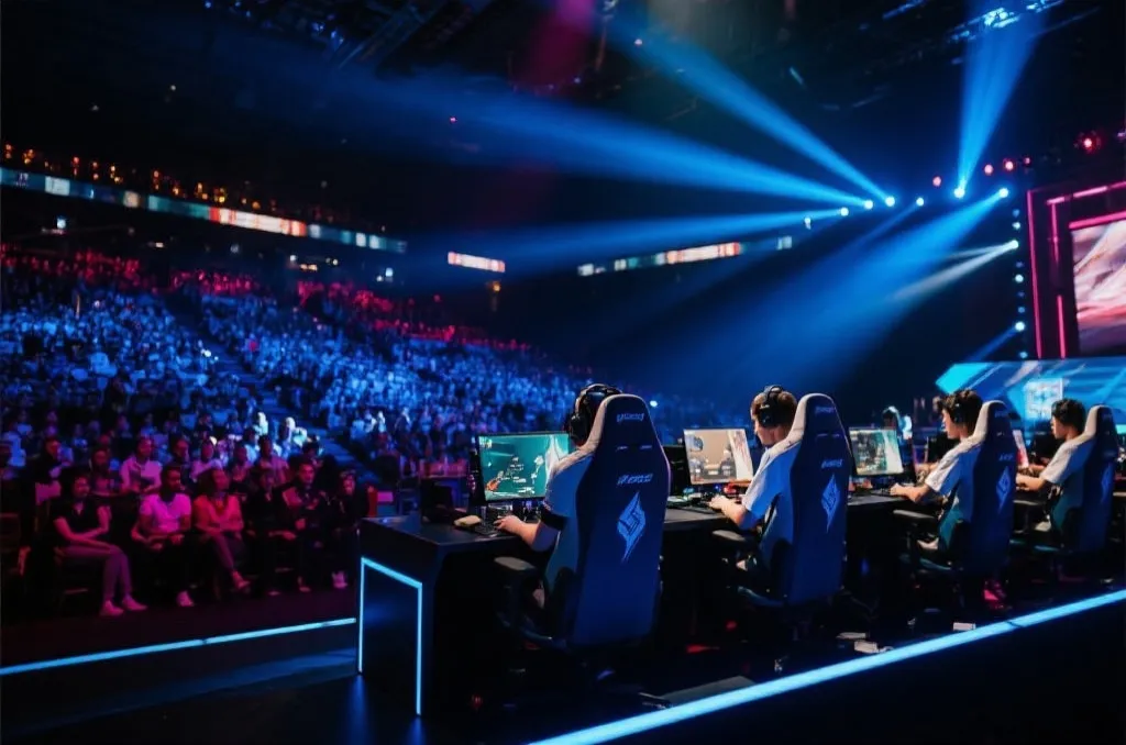 赛场上Free Fire国家队全力以赴的瞬间